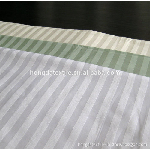 220TC percale polyester 2cm stripe fabrics for bedding sets